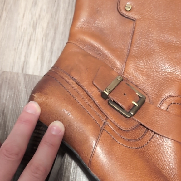 Clarks Chestnut Heeled Boots - Picture 10 of 10